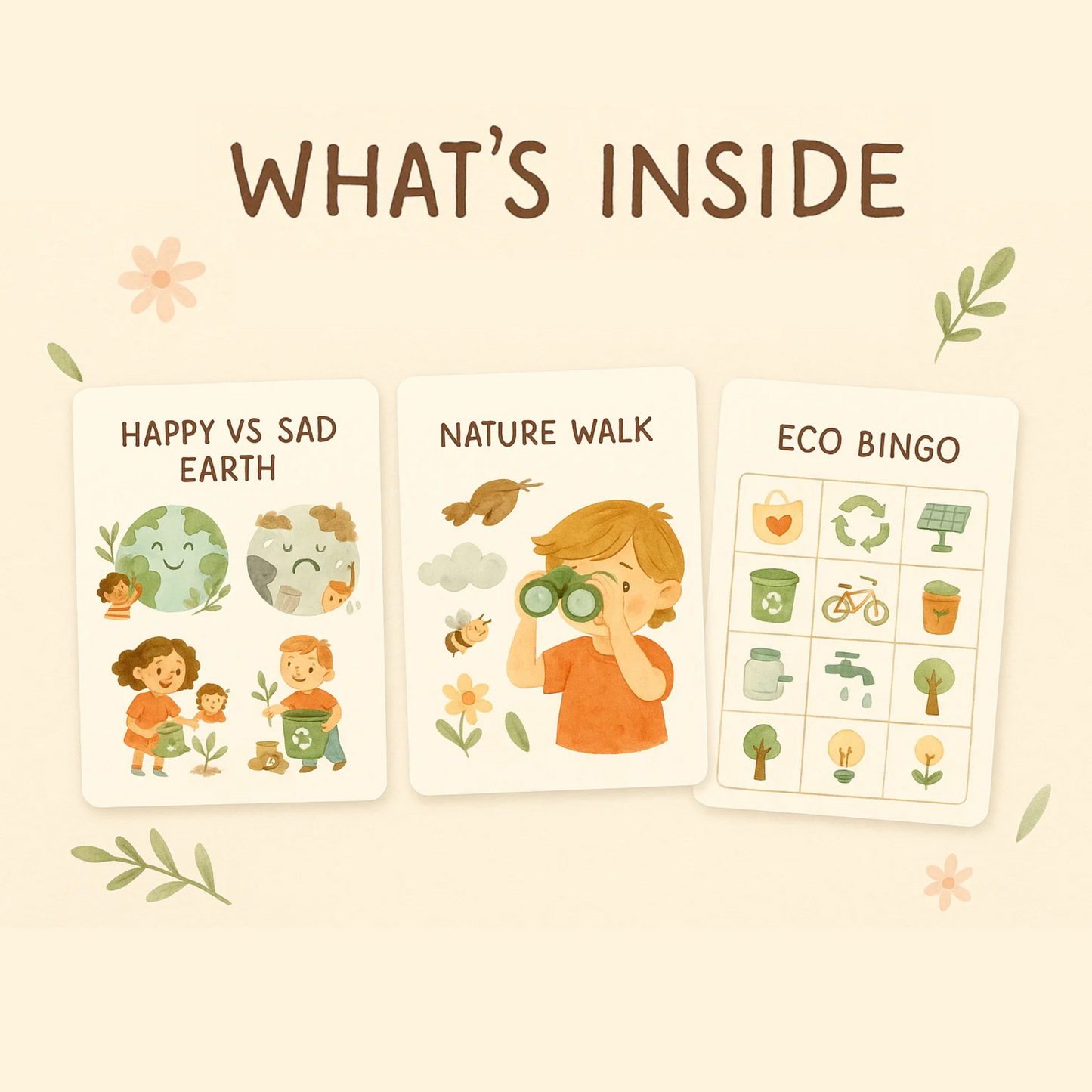 Eco Explorers Kit | Printable Nature & Sustainability Activities (Ages 3–6)