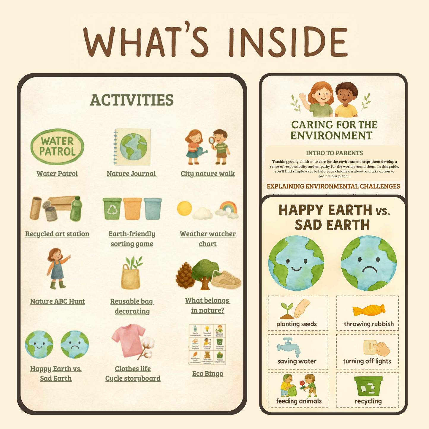 Eco Explorers Kit | Printable Nature & Sustainability Activities (Ages 3–6)